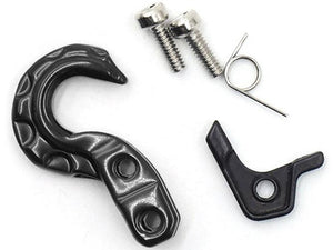Yeah Racing YA-0573BK Scale Spring Loaded Metal Hook Black 1/10 Rock Crawler