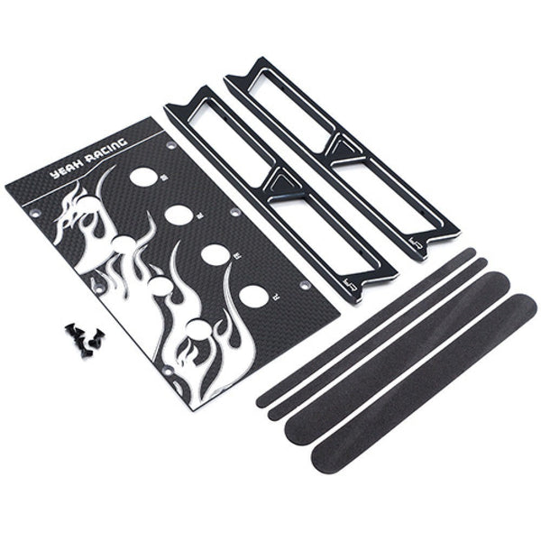 Yeah Racing Yt-0149bk Multi Function Car Setup Stand Black for 1/10 on Road Cars