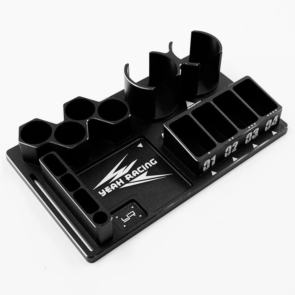 PowerHobby Yeah Racing YT-0217BK Aluminum Multi Function Tool Stand For Mini-Z RC Car