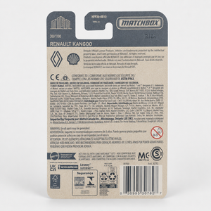 Matchbox Renault Kangoo | Matchbox Series 30/100 - Echo Six Hobbies