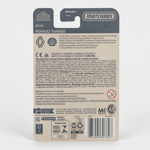Matchbox Renault Kangoo | Matchbox Series 30/100 - Echo Six Hobbies