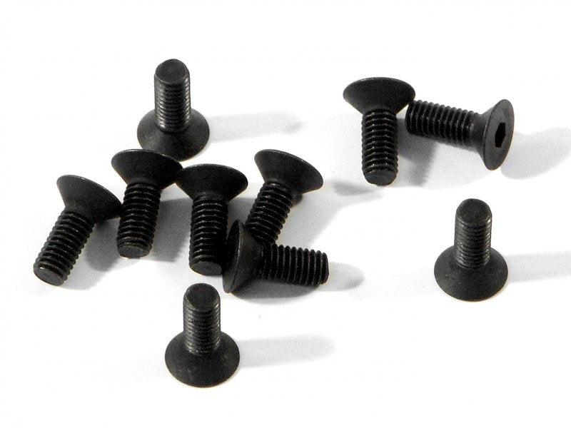 HPI Z082 Flat Head Screw M3x8mm (Hex Socket/10pcs) Ken Block WR8 Baja Firestorm