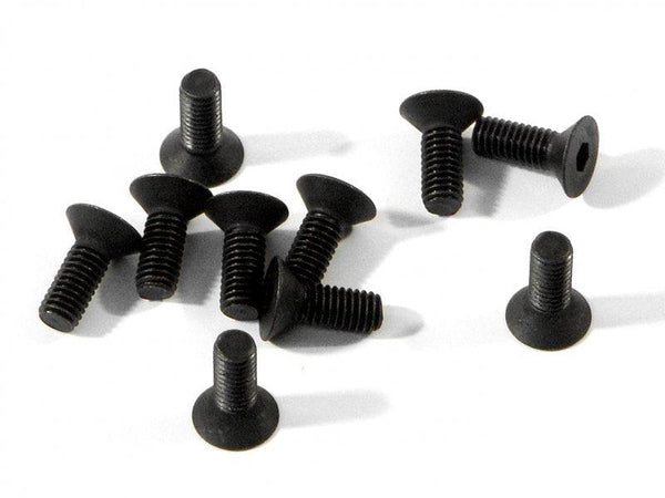 HPI Z082 Flat Head Screw M3x8mm (Hex Socket/10pcs) Ken Block WR8 Baja Firestorm