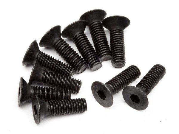 HPI Racing Z083 Flat Head Screw M3x10mm (Hex Socket/10pcs) Ken Block WR8 Blitz