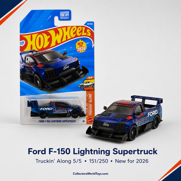 Hot Wheels Ford F-150 Lightning Supertruck | Truckin' Along Series 5/5 - 151/250
