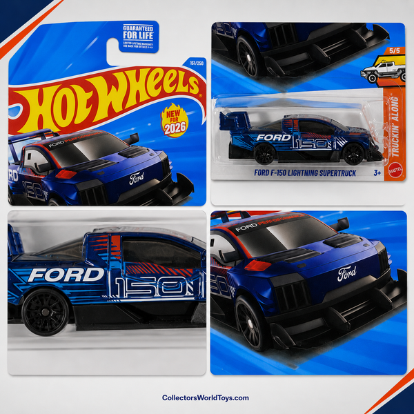 Hot Wheels Ford F-150 Lightning Supertruck | Truckin' Along Series 5/5 - 151/250