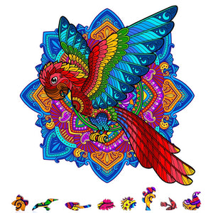 ZenChalet Puzzles ZenChalet - Parrot Wooden Puzzle 200 Pcs — 3D Wooden Puzzle