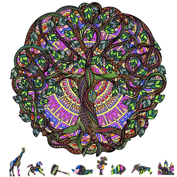 ZenChalet Puzzles ZenChalet - Tree of Life Wooden Puzzle 200 Pcs