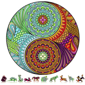 ZenChalet Puzzles ZenChalet - Yin Tang Wooden Puzzle, 200 Pcs