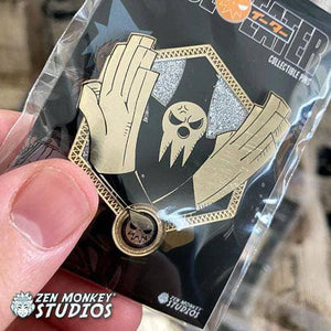 Zen Monkey: Lord Death (Gold Soul Eater Collection) - Soul Eater Enamel Pin