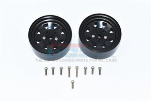GPM ZSP052-BLACK ALUMINUM WHEEL 1.9" FOR 1/10 CRAWLERS
