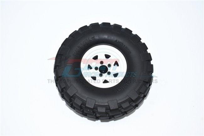 GPM ZSP052-BLACK ALUMINUM WHEEL 1.9" FOR 1/10 CRAWLERS