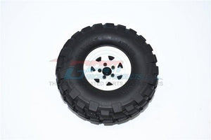 GPM ZSP052-BLACK ALUMINUM WHEEL 1.9" FOR 1/10 CRAWLERS